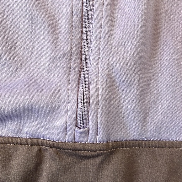 Nike  Pro 1/2 zip dri fit jacket  pull over periwinkle & purple gray Size S NWOT - Picture 5 of 12